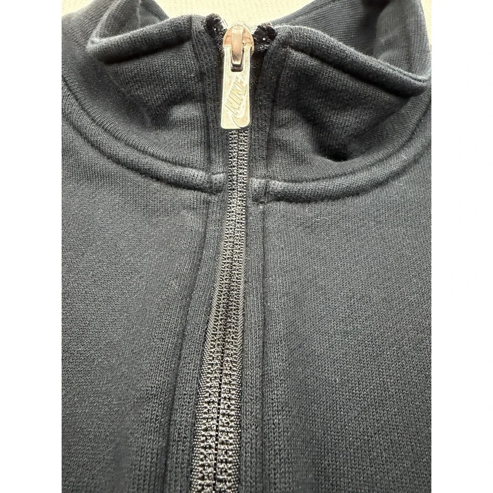 Nike Sportswear Womens Full Zip Jacket XL Multi Zipper Pockets Black Athleisure